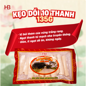 Kẹo dồi Biền Bao 10 thanh 135g đặc sản Đường Lâm