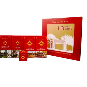 Hộp quà kẹo cổ truyền Hiền Bao cao cấp chính hãng đặc sản làng cổ Đường Lâm