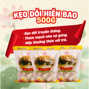 Kẹo dồi Hiền Bao 500g chính hãng đặc sản Đường Lâm